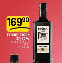 Flop Fernet stock 27-35% nabídka