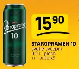 Flop Staropramen 10 světlé výčepní nabídka