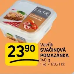 Flop Vavřík svačinová pomazánka nabídka