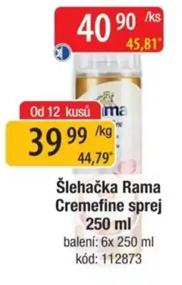 Qanto Šlehačka Rama Cremefine sprej nabídka
