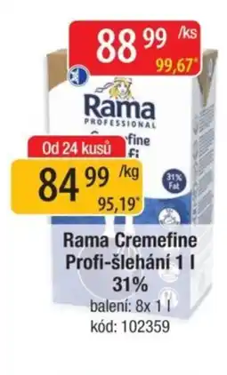 Qanto Rama Cremefine Profi-šlehání 31% nabídka