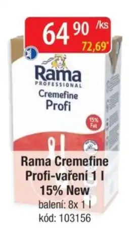 Qanto Rama Cremefine Profi-vaření 15% New nabídka