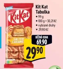 Albert Kit Kat Tabulka nabídka