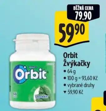 Albert Orbit žvýkačky nabídka