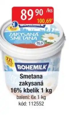 Qanto Smetana zakysaná 16% kbelík nabídka