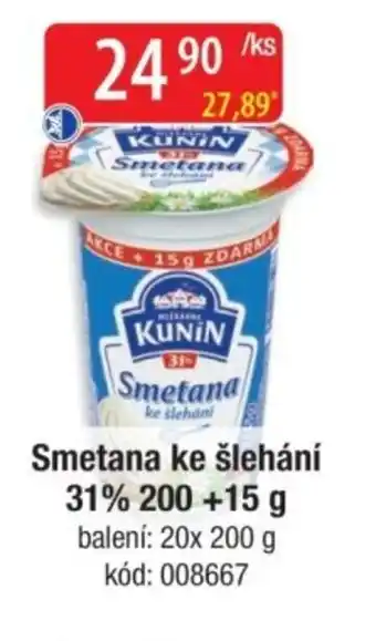 Qanto Smetana ke šlehání 31% nabídka