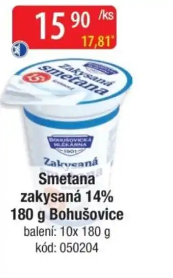 Qanto Smetana zakysaná 14% Bohušovice nabídka