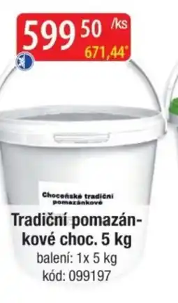 Qanto Tradiční pomazánkové choc. nabídka