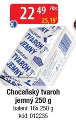 Qanto Choceňský tvaroh jemný nabídka