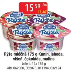 Qanto Rýže mléčná Kunín, jahoda, višeň, čokoláda, malina nabídka