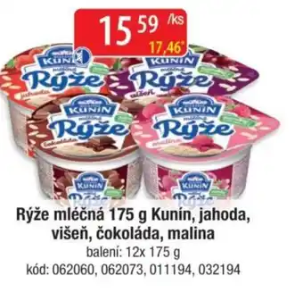 Qanto Rýže mléčná Kunín, jahoda, višeň, čokoláda, malina nabídka