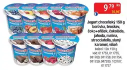 Qanto Jogurt choceňský borůvka, broskev, čoko+oříšek, čokoláda, jahoda, malina, stracciatella, slaný karamel, višeň nabídka