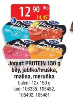 Qanto Jogurt PROTEIN bílý, jablko/hruška, malina, meruňka nabídka