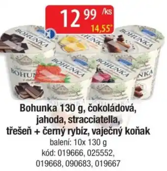 Qanto Bohunka, čokoládová, jahoda, stracciatella, třešeň + černý rybíz, vaječný koňak nabídka