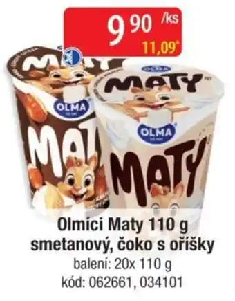Qanto Olmíci Maty smetanový, čoko s oříšky nabídka