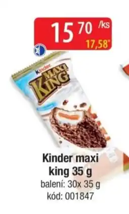 Qanto Kinder maxi king nabídka