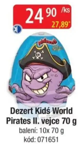 Qanto Dezert Kids World Pirates II. vejce nabídka