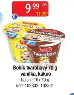 Qanto Bobík tvarohový vanilka, kakao nabídka