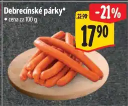 Albert Debrecínské párky nabídka