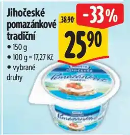 Albert Jihočeské Pomazánkové tradiční nabídka