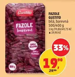 Penny Market Fazole gustito bílá, barevná nabídka