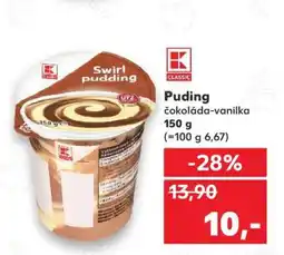 Kaufland Puding čokoláda-vanilka nabídka