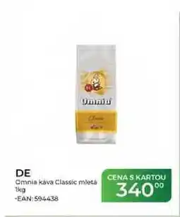 Tamda Foods Omnia káva Classic mletá nabídka