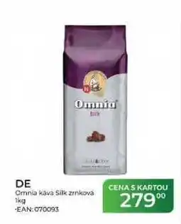 Tamda Foods DE Omnia káva Silk zrnková nabídka