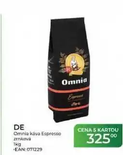 Tamda Foods DE Omnia káva Espresso zrnková nabídka