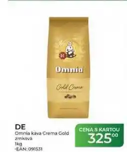 Tamda Foods DE Omnia kava Crema Gold zinková nabídka