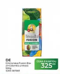 Tamda Foods DE Omnia káva Fusion Brazil Colombia zrnková nabídka