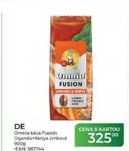 Tamda Foods DE Omnia káva Fusion Uganda+Kenya zrnková 900g nabídka