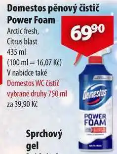CBA Domestos pěnový čistič Power Foam nabídka