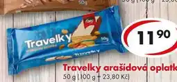 CBA Travelky arašídová oplatky nabídka