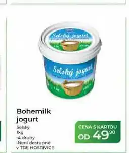 Tamda Foods Bohemilk jogurt Selský nabídka