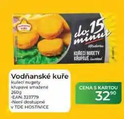 Tamda Foods Vodňanské kuře kuřecí nugety křupavé smažené nabídka