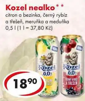CBA Kozel nealko nabídka