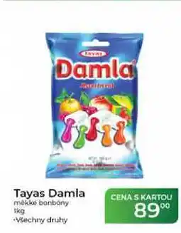 Tamda Foods Tayas Damla měkké bonbony nabídka