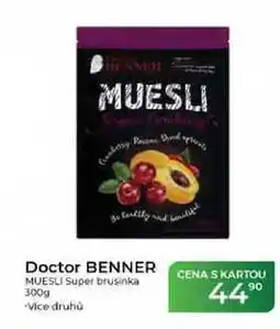 Tamda Foods Doctor BENNER MUESLI Super brusinka nabídka