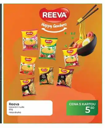 Tamda Foods Reeva instantní nudle nabídka