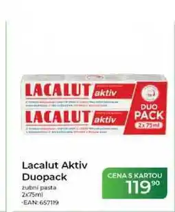 Tamda Foods Lacalut Aktiv Duopack zubní pasta nabídka