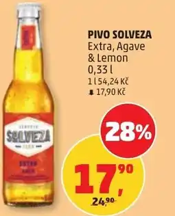 Penny Market Pivo solveza Extra, Agave & Lemon nabídka