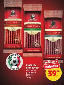 Penny Market Klobásky kmotrovky nabídka