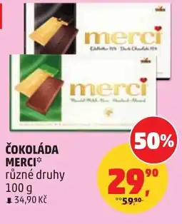 Penny Market Čokoláda merci nabídka