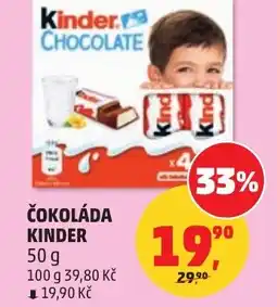 Penny Market Čokoláda kinder nabídka