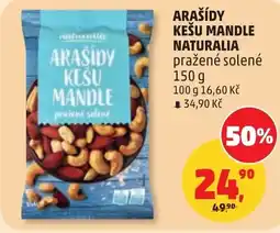 Penny Market Arašídy kešu mandle naturalia nabídka