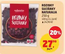 Penny Market Rozinky sultánky naturalia nabídka