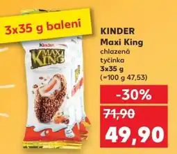 Kaufland Kinder Maxi King nabídka