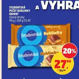 Penny Market Studentská pečet bublinky orion nabídka