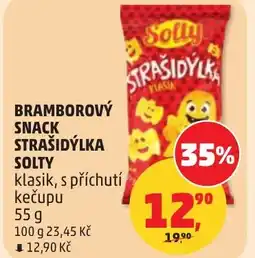 Penny Market Bramborový snack strašidýlka solty nabídka